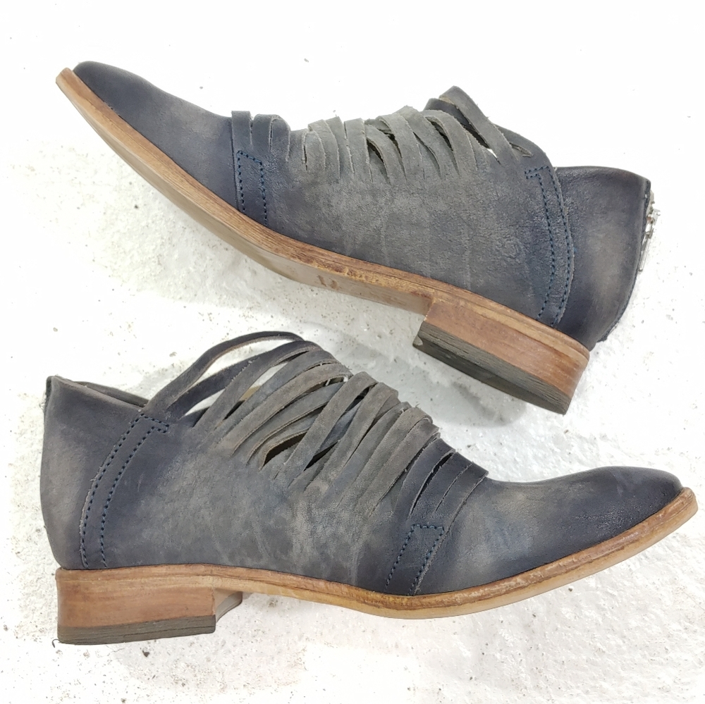FREE PEOPLE LOST VALLEY LEATHER ANKLE BOOT